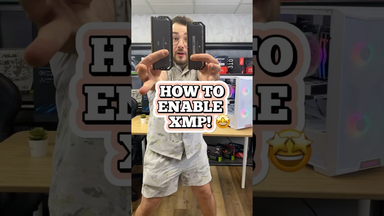 How to enable XMP! 🤩 #pctips #techvideo #howtotech #xmp