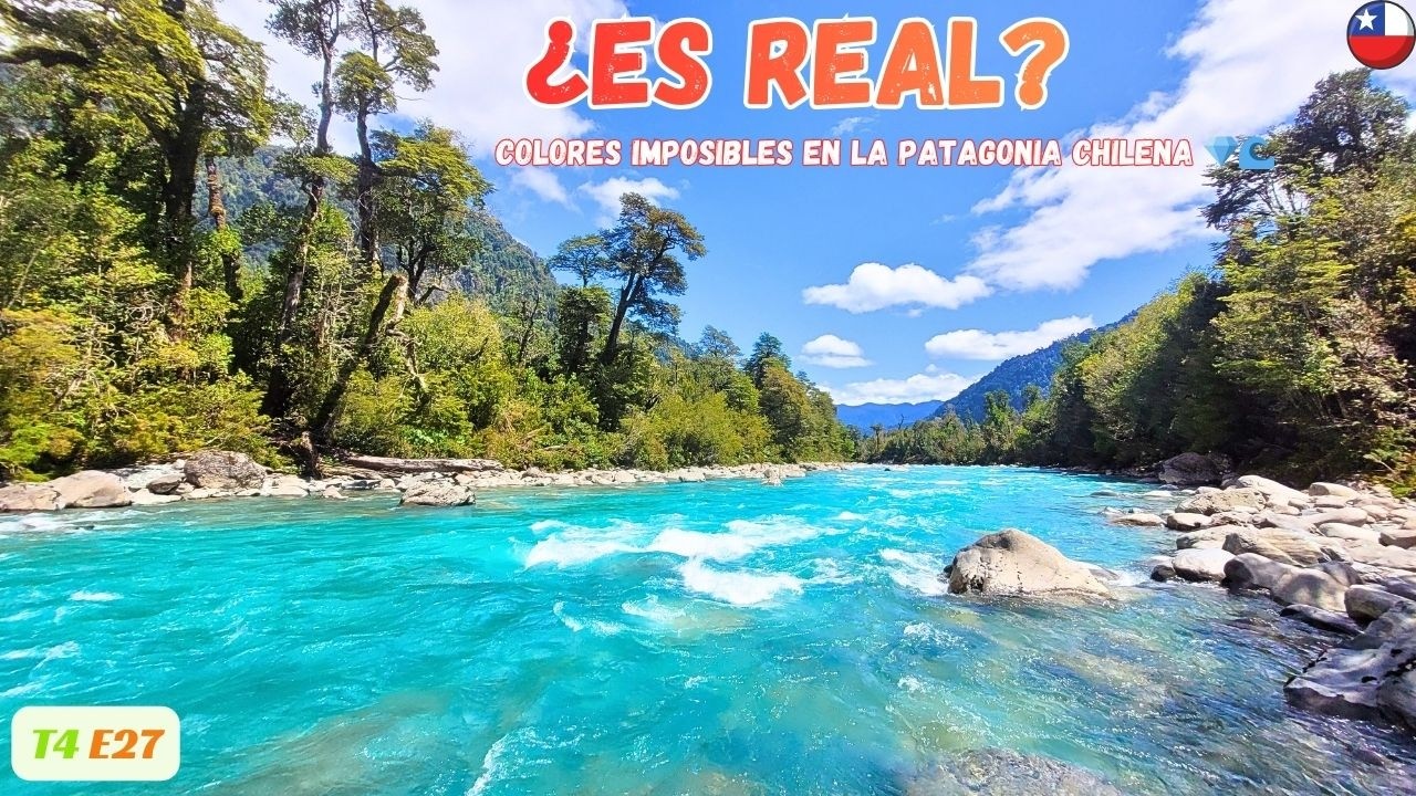 👉 El río más turquesa que he visto 😍💙 Río Blanco - HORNOPIRÉN / Vanlife Chile