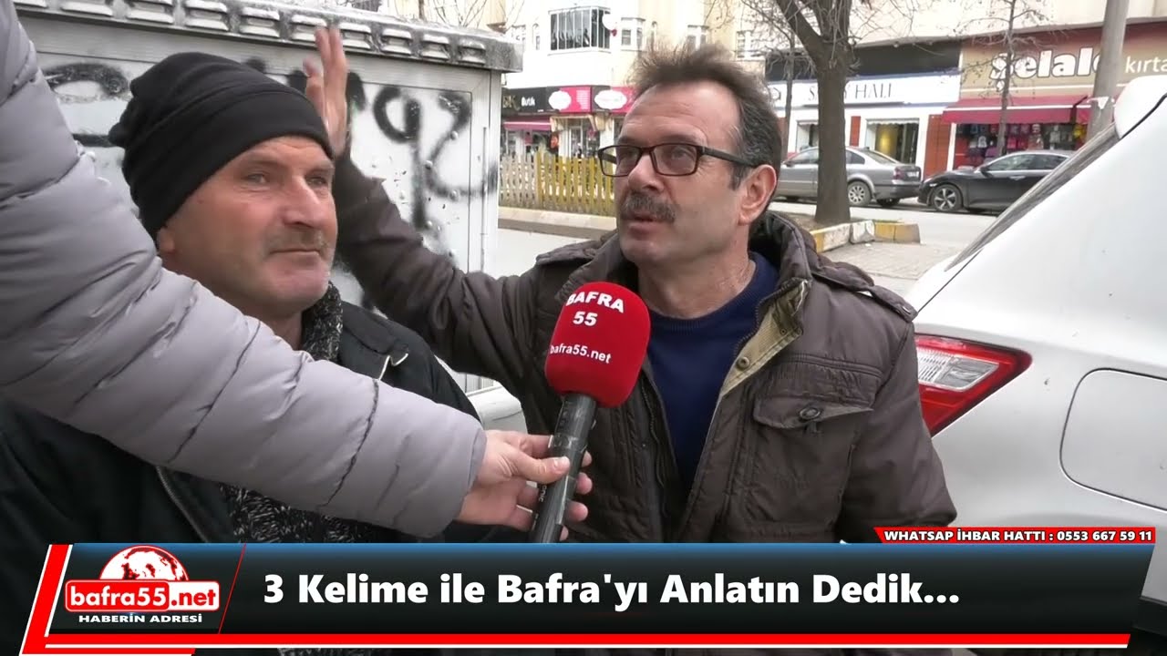 3 Kelime ile Bafra'yı Anlatın Dedik Röp Son