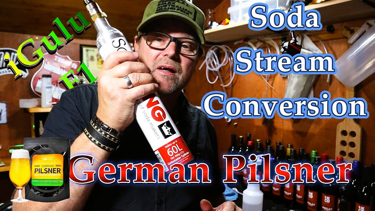 Soda Stream встречает iGulu F1 для приготовления восхитительного немецкого пилснера!