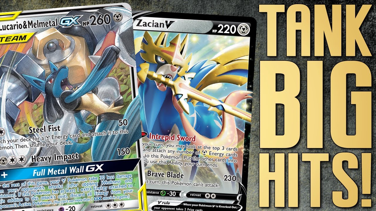 Tank Hits and Swing Big with Lucario & Melmetal GX and  Zacian V!