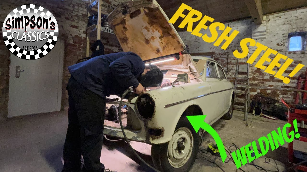 РЕМОНТ ВНУТРЕННЕЙ ЧАСТИ КРЫЛА - Barn Find Volvo Amazon Restoration