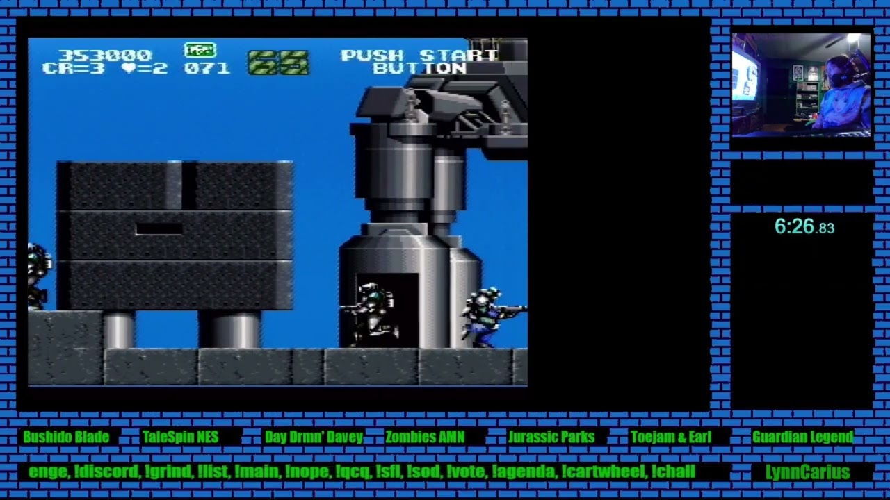 Gunforce SNES 8:36 any% speedrun by LynnCarius