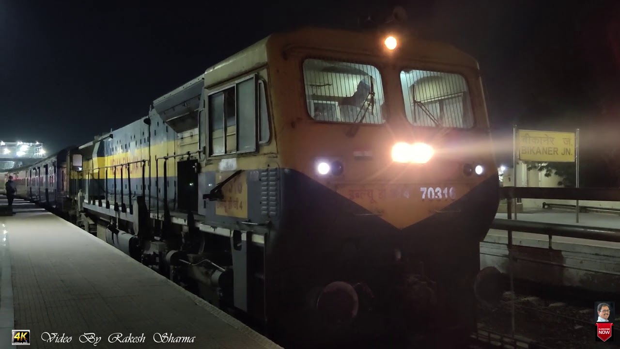 First Day First  Digital show of Train 04717  Bikaner Haridwar