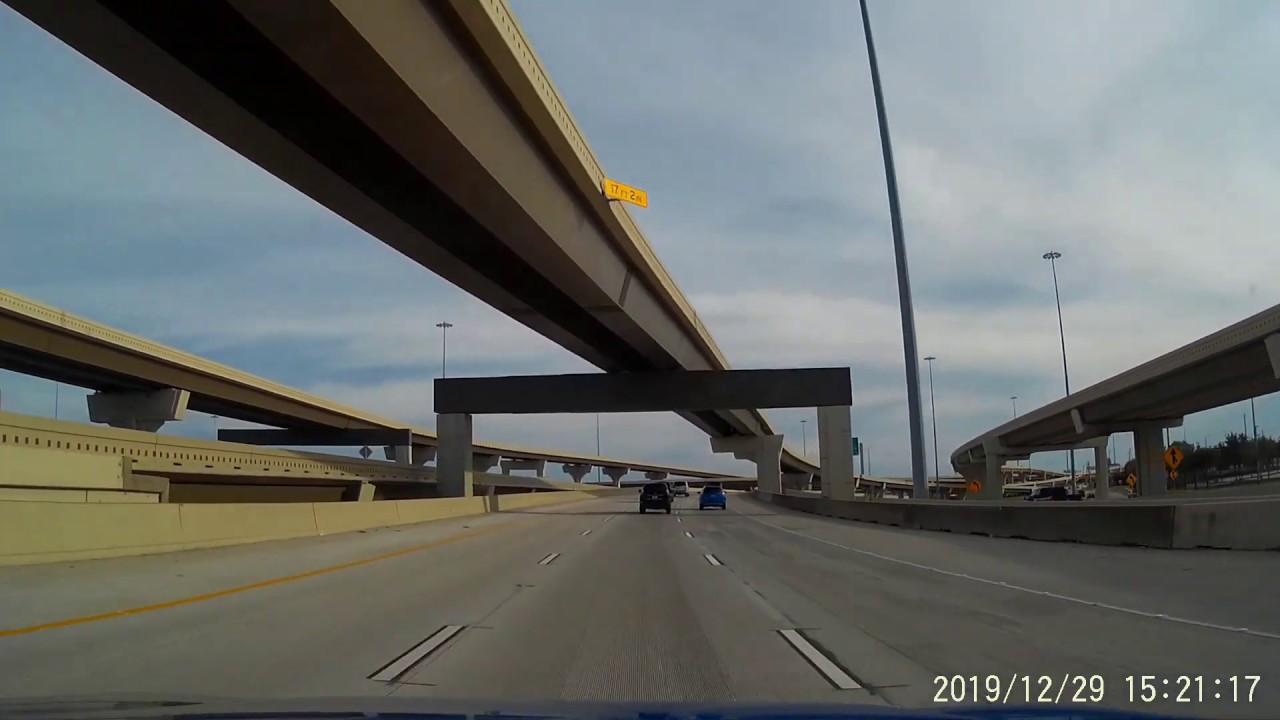 Loop 610 W From 290 to Bellaire, TX - Houston, TX Dashcam Video