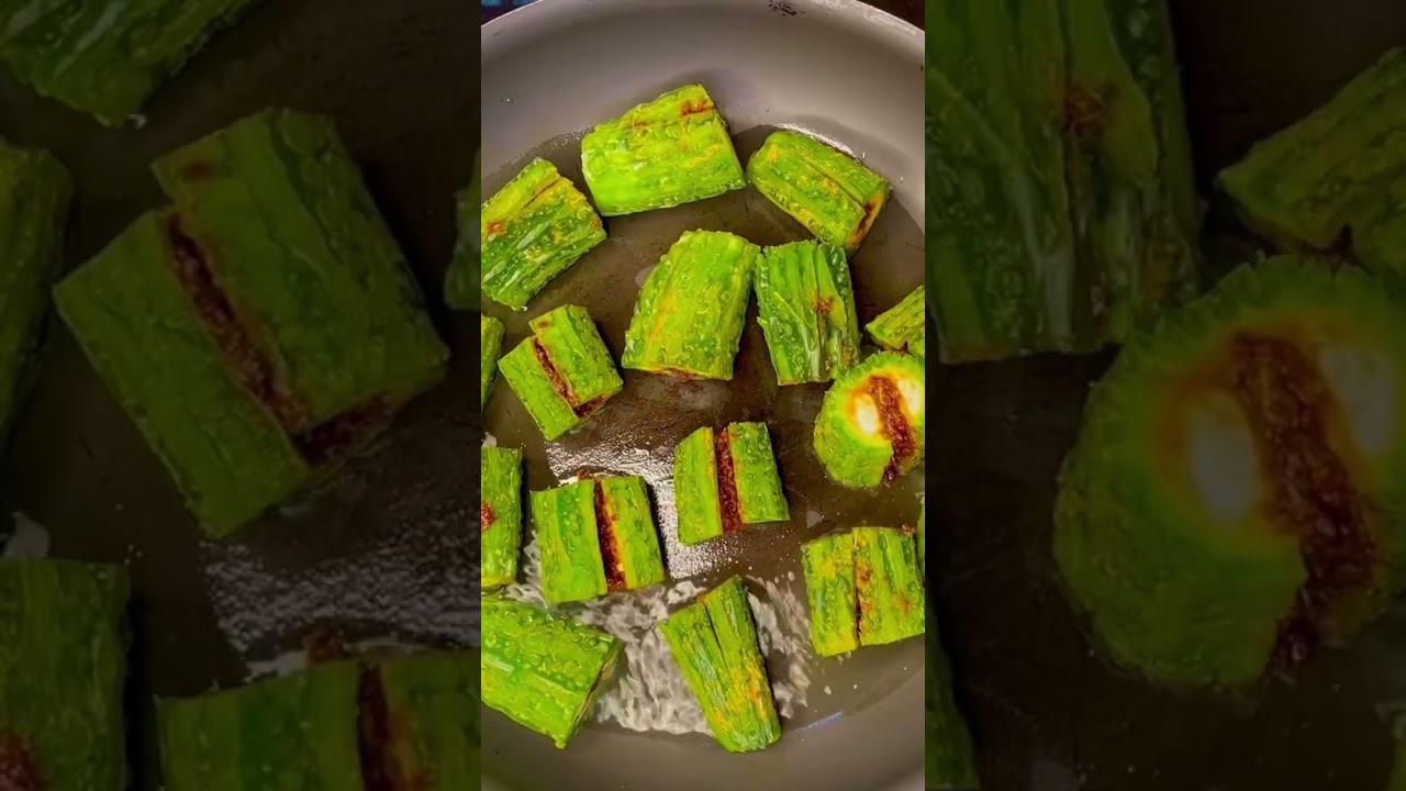 Crispy and spicy stuffed bitter gourd/ bharwan karela, complete recipe @RashmisGourmet