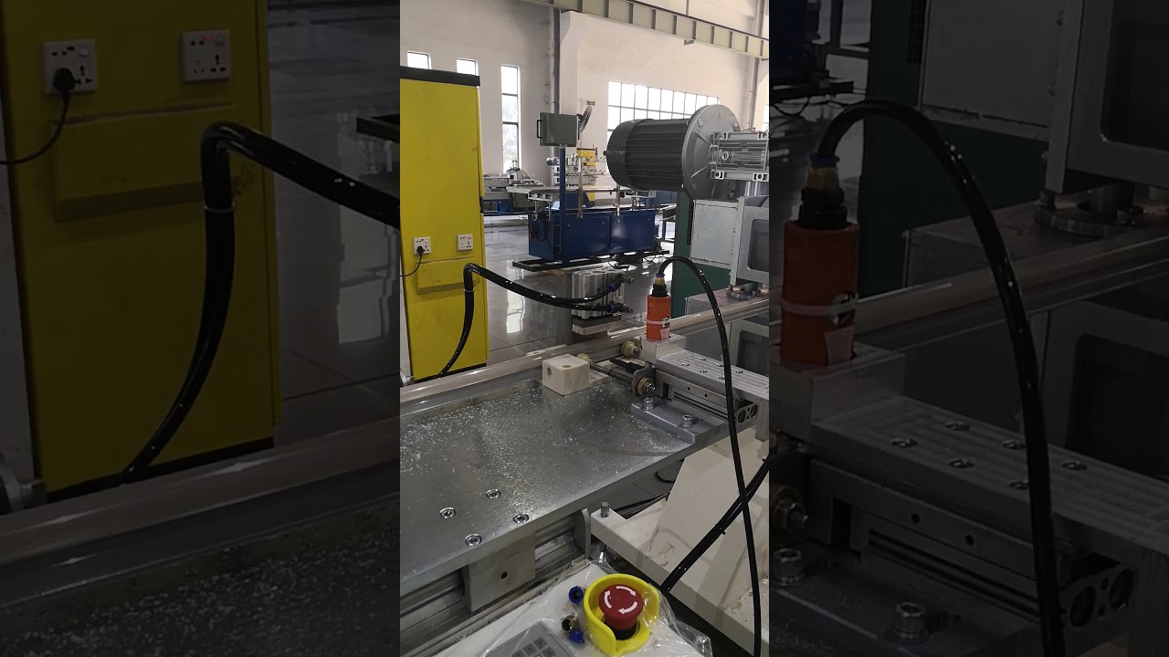 two color PC led light cover machine with punching unit (dave)