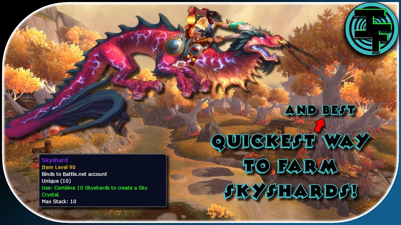 Quickest way to farm Skyshards! Thundering Ruby Cloud Serpent 