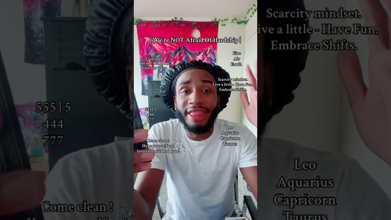 Aquarius Tarot || WE ARE NOT AFRAID OF HARDSHIP || Moses Alon