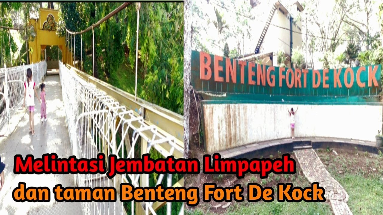 Melintasi Jembatan Limpapeh dan taman Benteng Fort De Kock