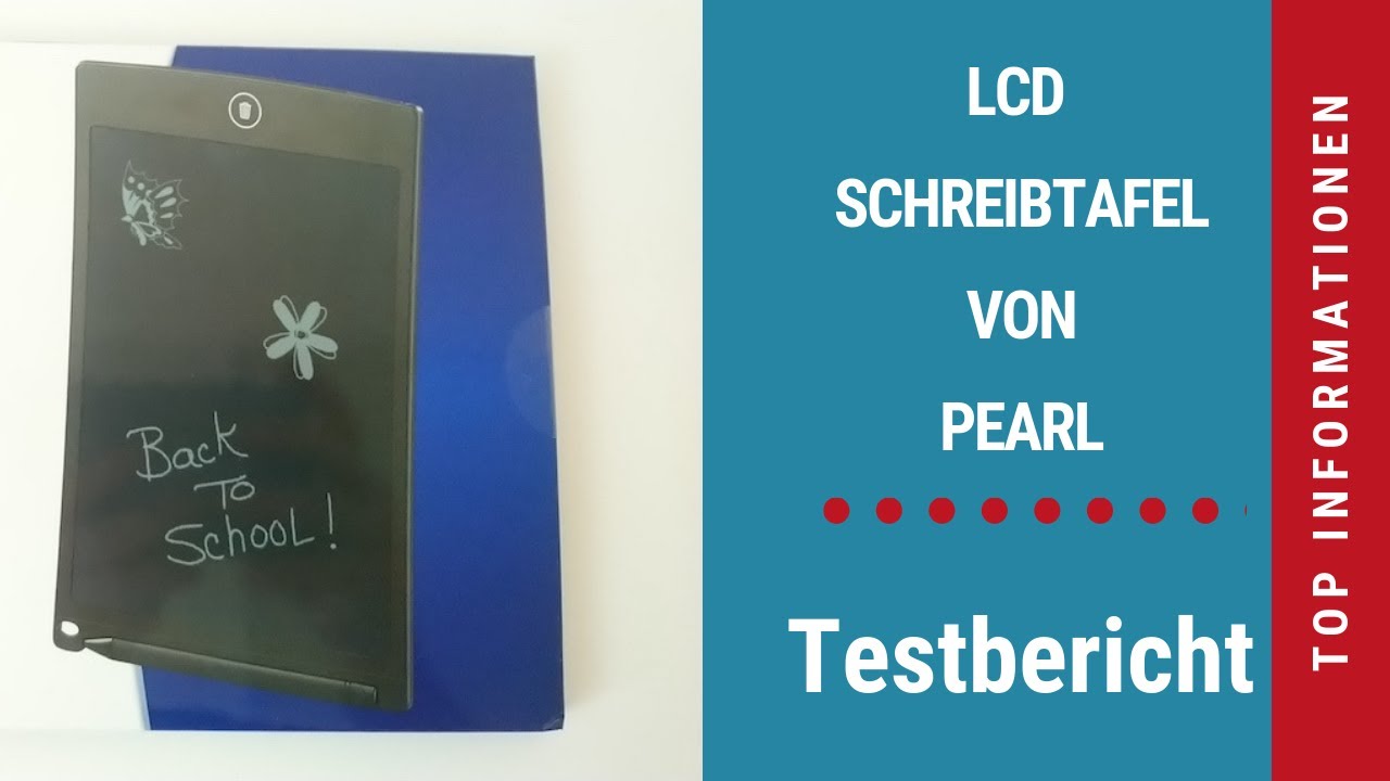 ᐅ Unboxing- und Test-Video der LCD-Schreibtafel von Generel Office ☑