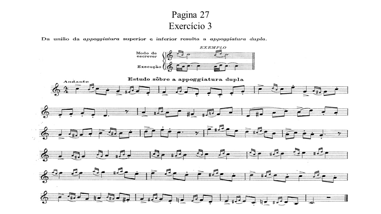 Método para Saxofone Amadeu Russo Pagina 27 Lição 3
