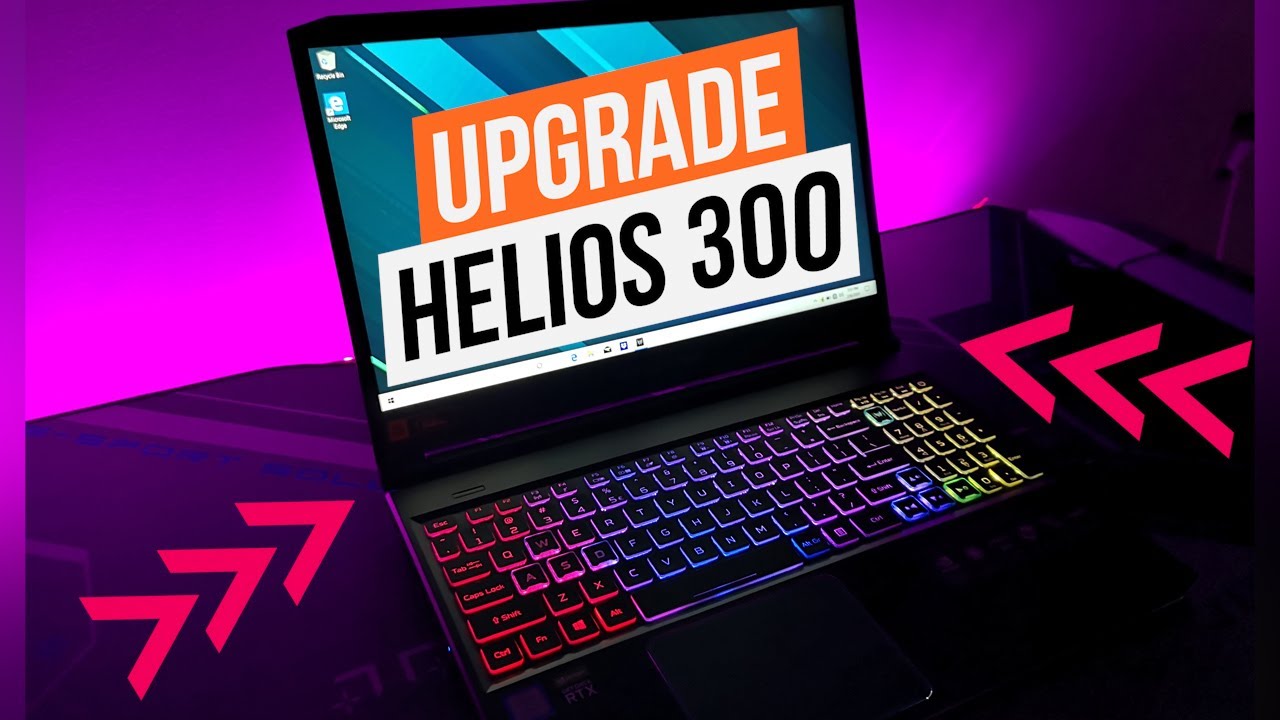 How to upgrade Acer Perdator Helios 300 Storage and RAM