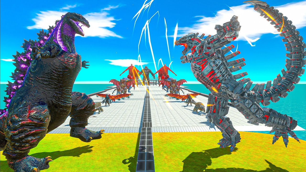 Compare 7 Power Level of Mechagodzilla and Shin Godzilla vs Strongest Monsters to rescue Kong - ARBS