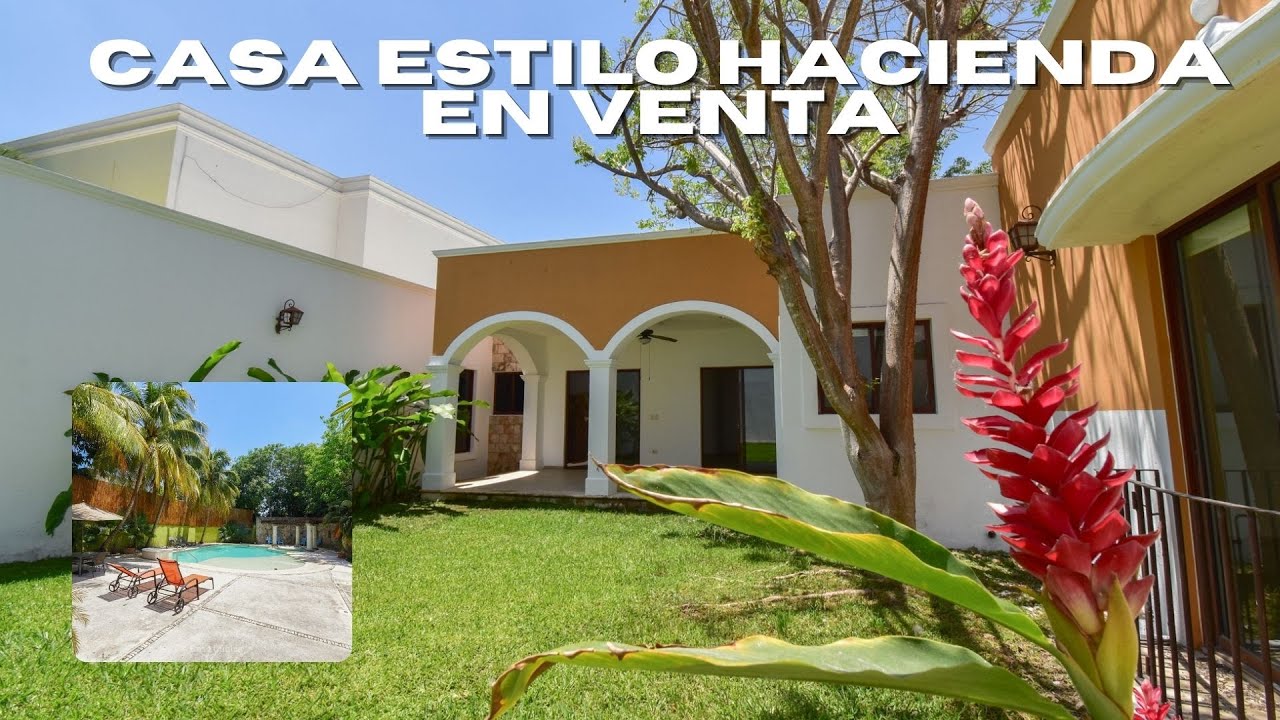 Casa estilo HACIENDA en venta en Mérida Yucatán ¡En privada con amenidades! Las Fincas, Temozón