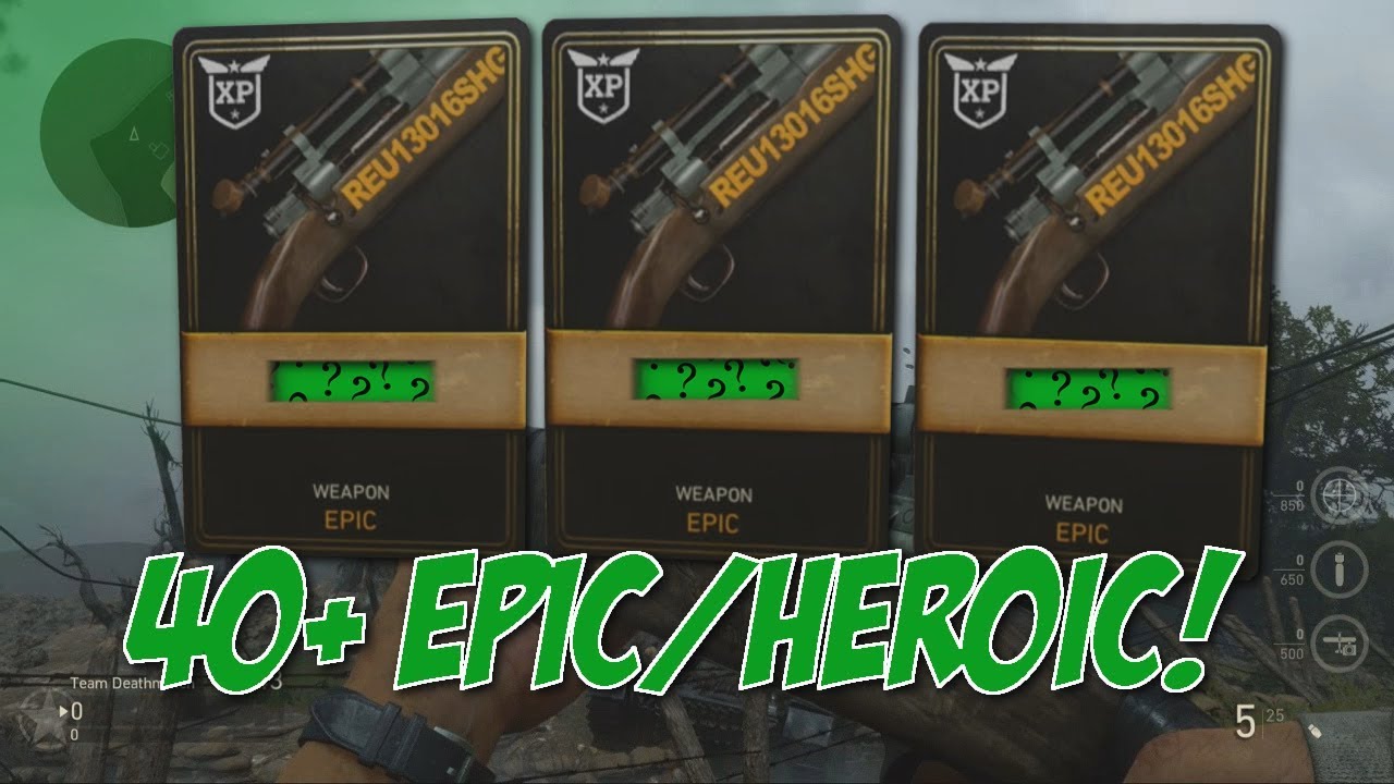 OPENING 40+ RARE SUPPLY DROPS! (WW2 Epic/Heroic Weapon Opening)
