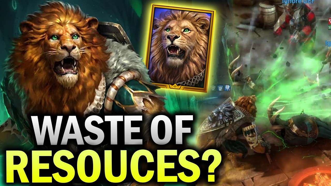 Was The Cowardly Lion Actually Worth Going For? (Full Build & Showcase) - Raid Shadow Legends Guide