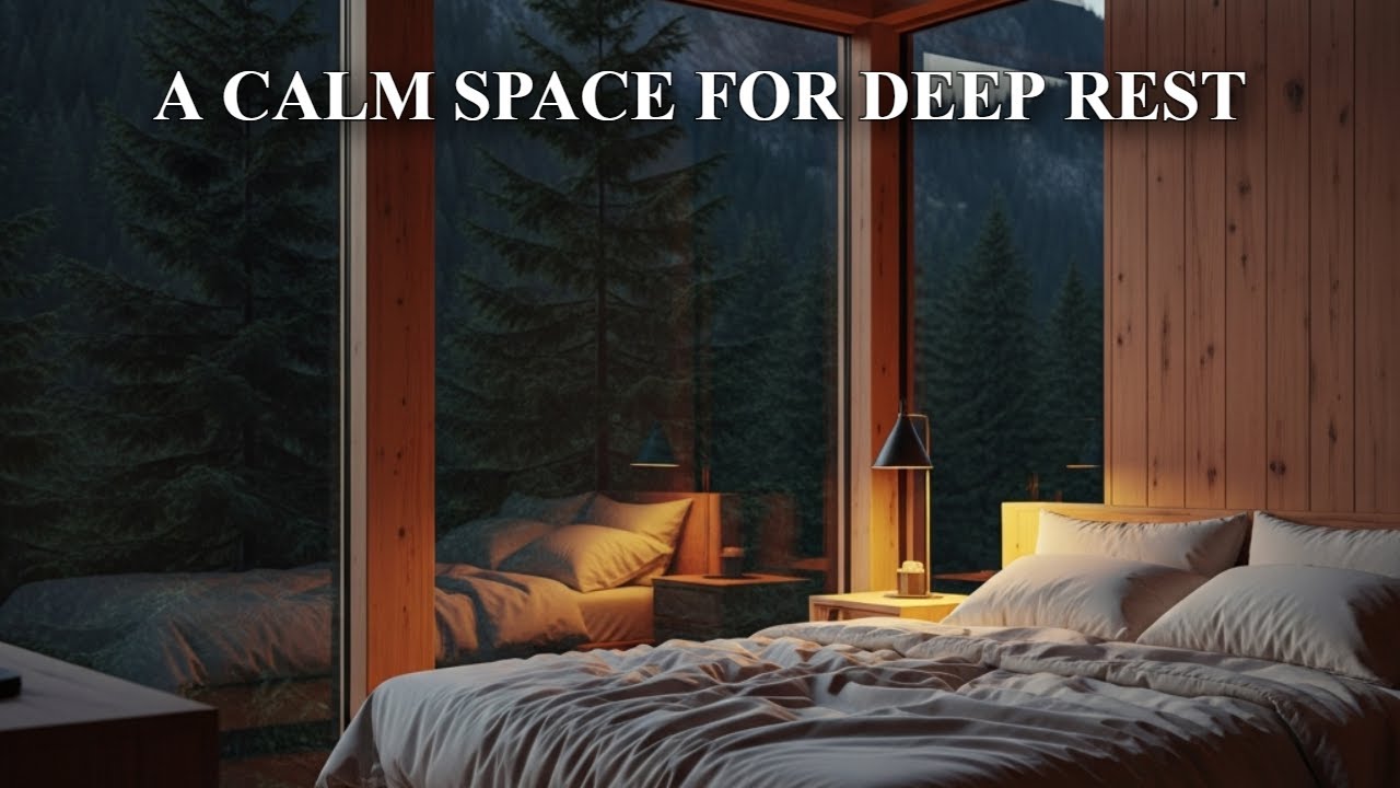 Midnight Rain Room 🌧️ Piano & Ambient Pads for Deep Sleep and Night Relaxation