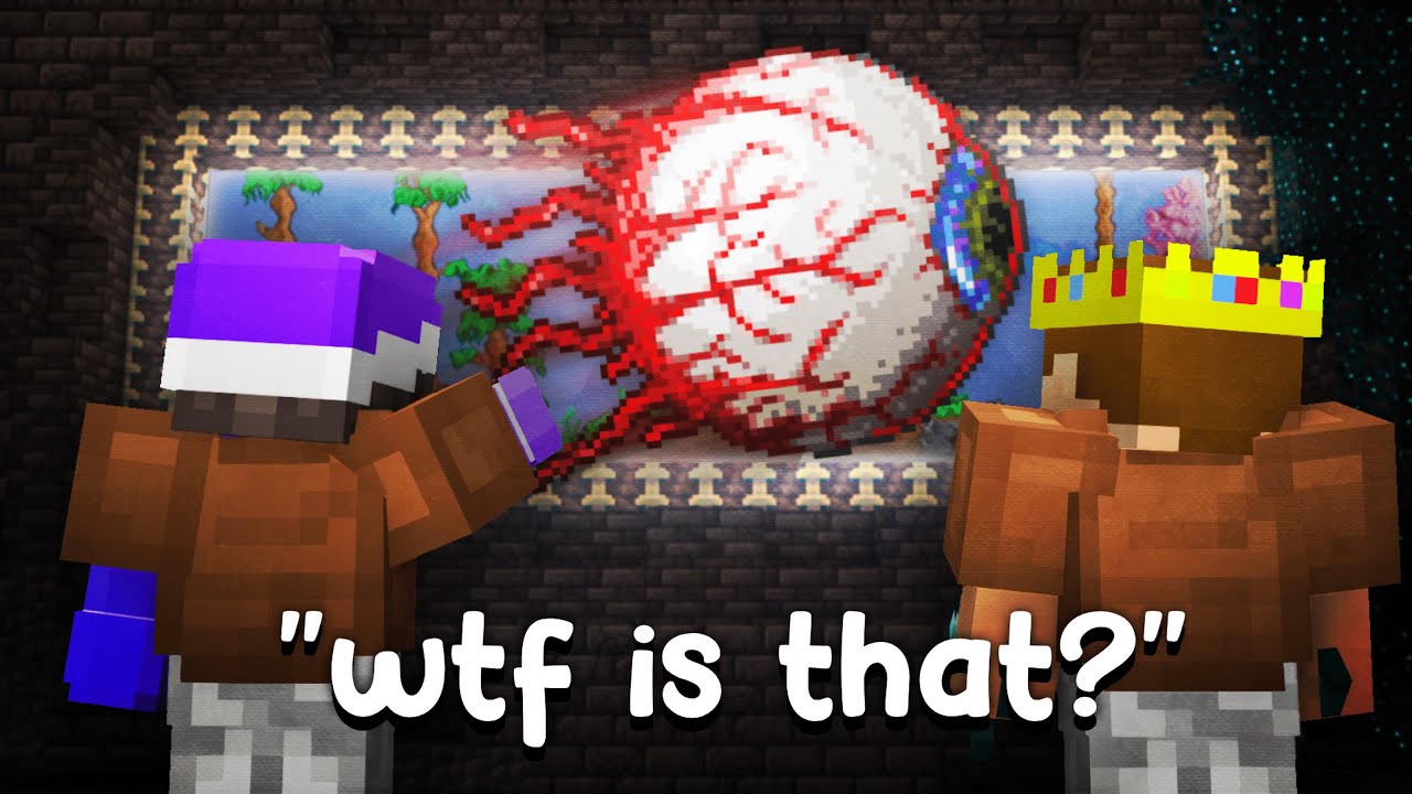 I Had My Idiot Minecraft Friends Try Terraria...