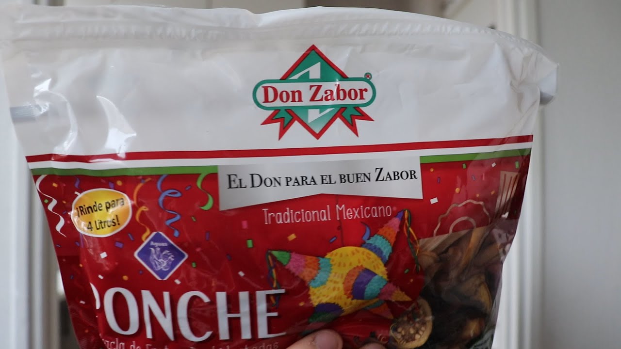 Christmas Ponche: Trying Dehidrated Traditional Mexican Christmas Drink Don Zabor