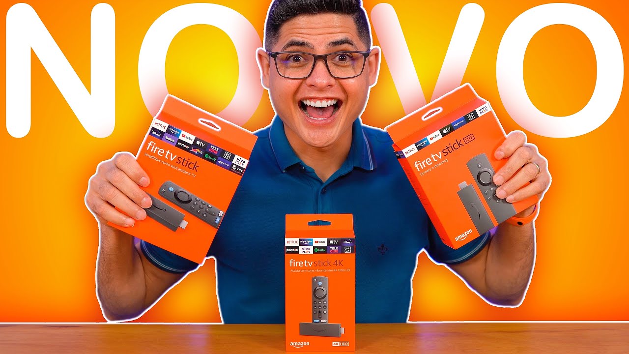SUA TV SMART com o Fire TV Stick da AMAZON! 4K, controle de VOLUME e ALEXA! Unboxing e Impressões