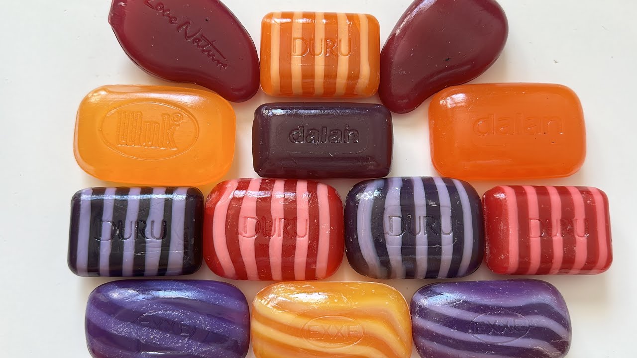ASMR cutting glycerin crispy soap | Video for sleeping