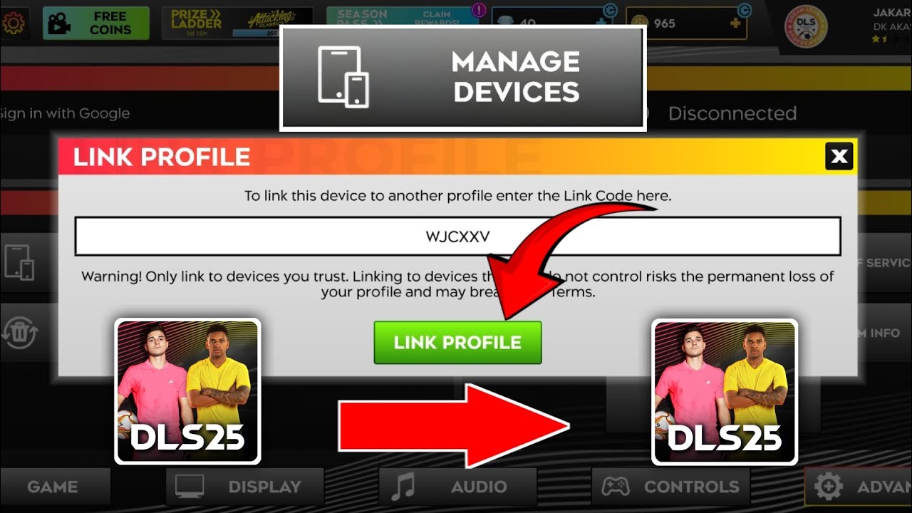 DLS 25 | How to Transfer Your Account On DLS25 | Old Device to New Device