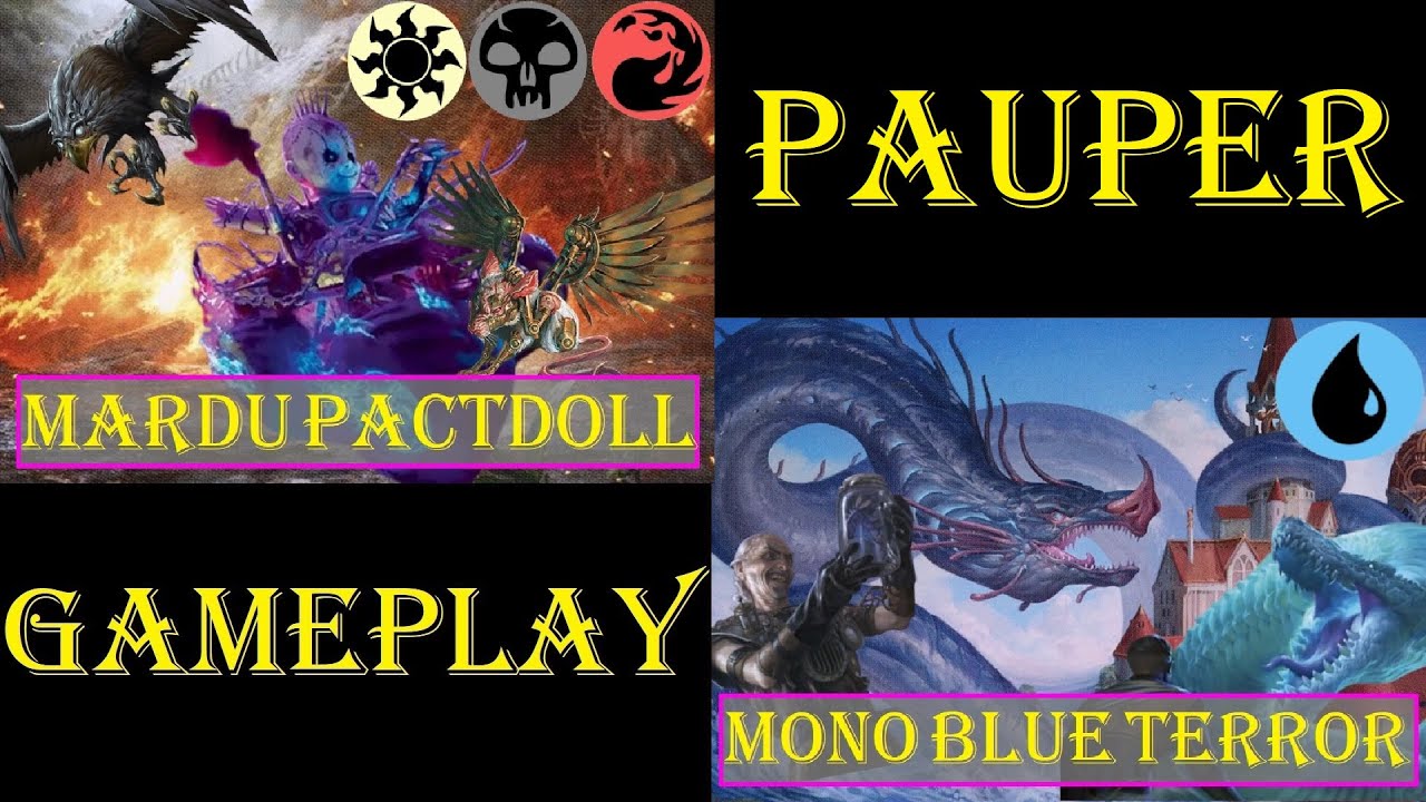 Mardu Pactdoll Vs Mono Blue Terror [PAUPER] | Gameplay Ao Vivo #mtgpauper #mtgpaupergameplay