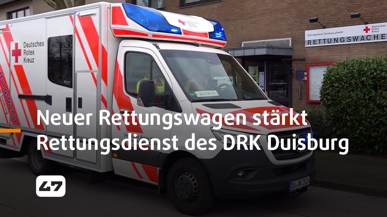 STUDIO 47 .live | NEUER RETTUNGSWAGEN STÄRKT RETTUNGSDIENST DES DRK DUISBURG