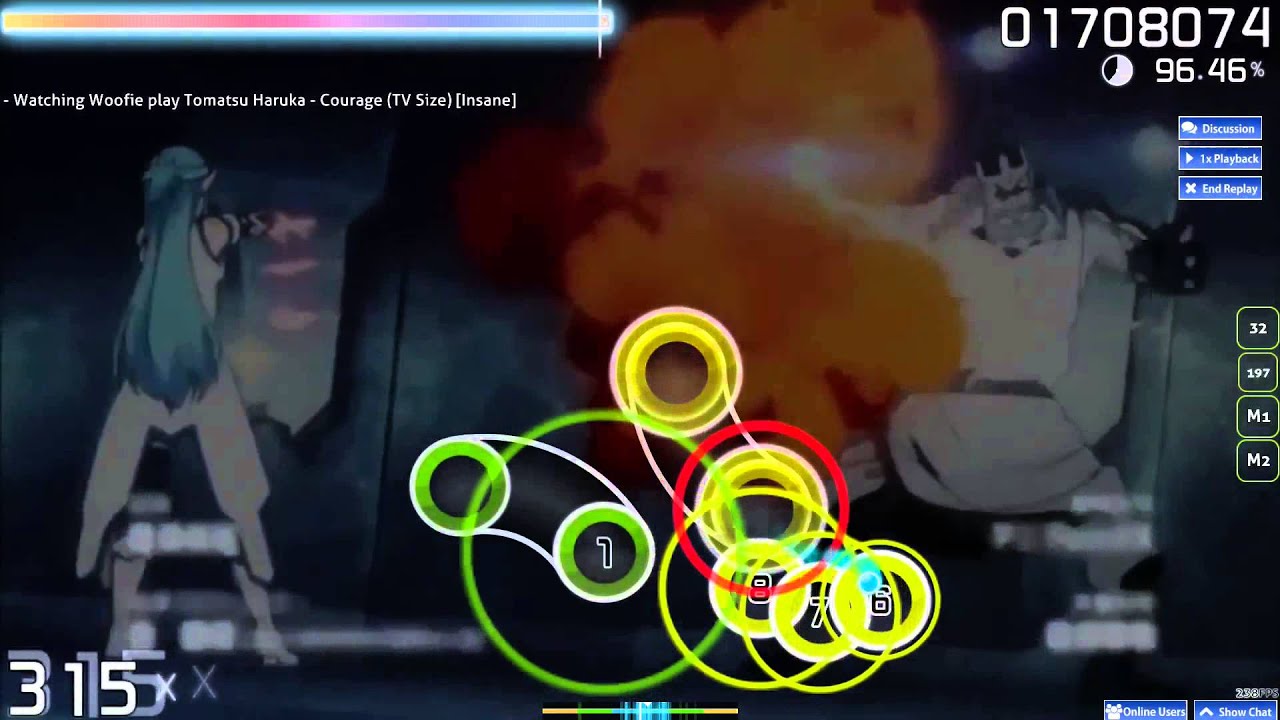 OSU - (SAO2 OP2) Courage [Tomatsu Haruka] - Insane