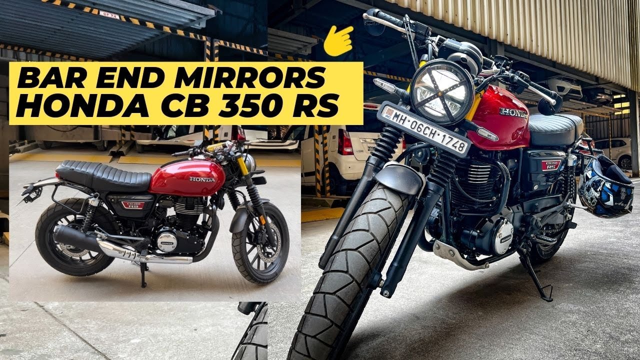 JAWA Bar end mirrors for HONDA CB 350 RS | Best Quality mirrors