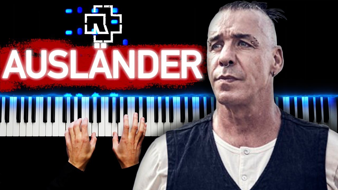 Rammstein - Ausländer | На пианино