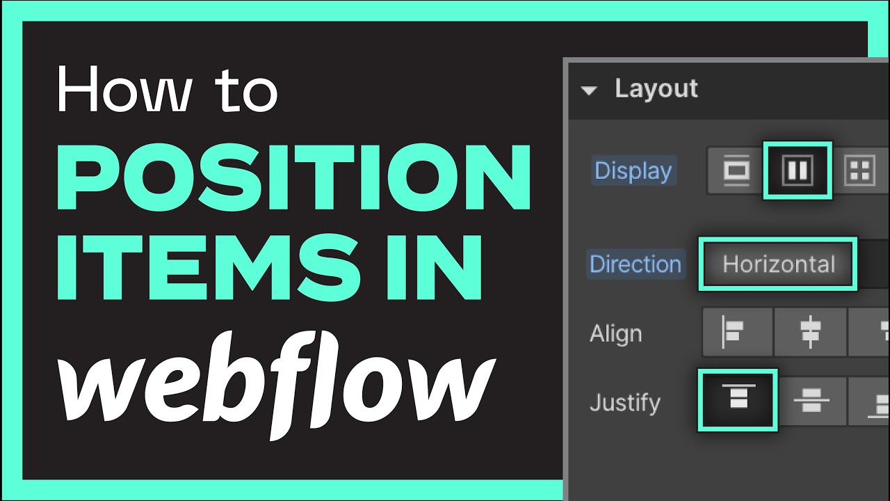 FLEXBOX Custom Layouts in Webflow