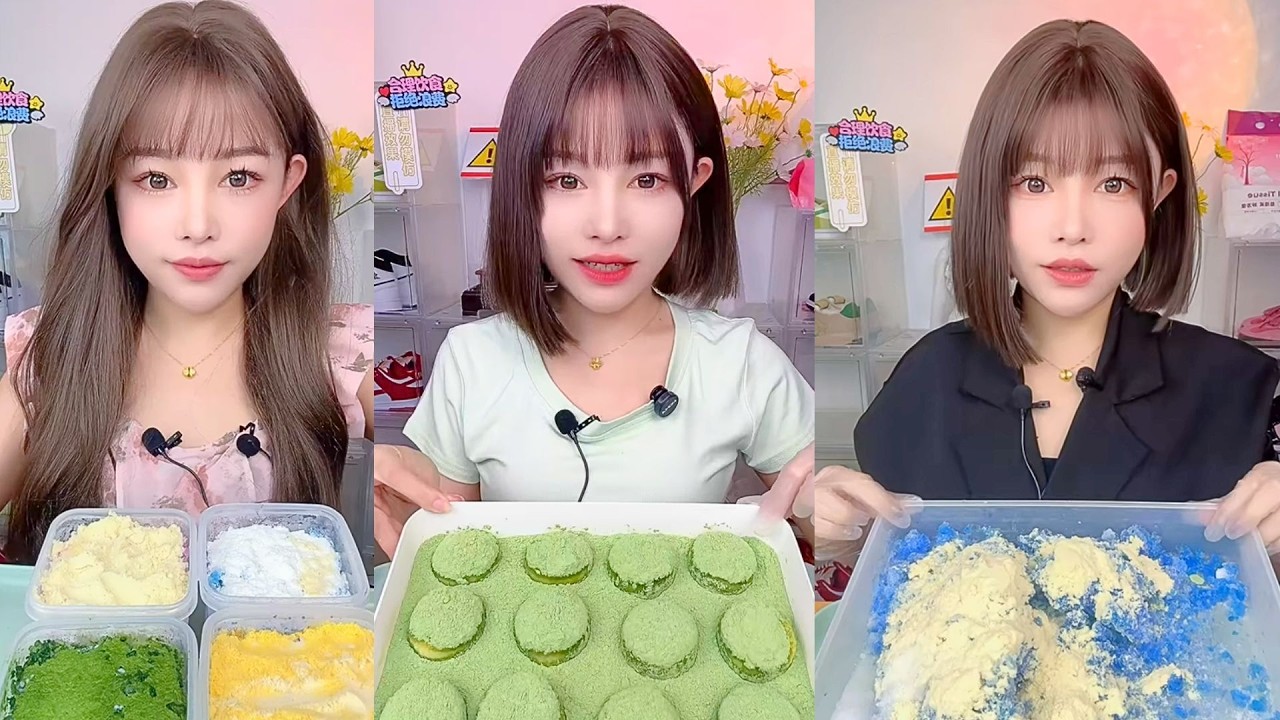 Chinese Sweet Dessert Eating Show | Jelly Mochi & Handmade Candy ASMR #2
