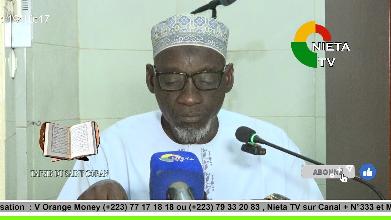 Tafsir Sourate Al Baqarah Imam Madou KONE Mosquée Ridwane Kalaban Coura du  25 01 2026 NIETA TV