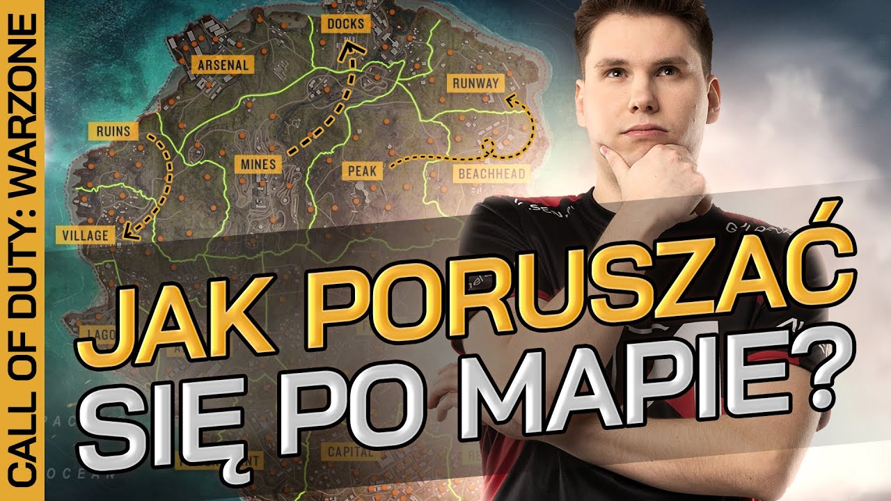 PORUSZAJ SIĘ PO MAPIE  W WARZONE JAK PRO GRACZ! - PORADNIK GOLDZORA #bethemvp