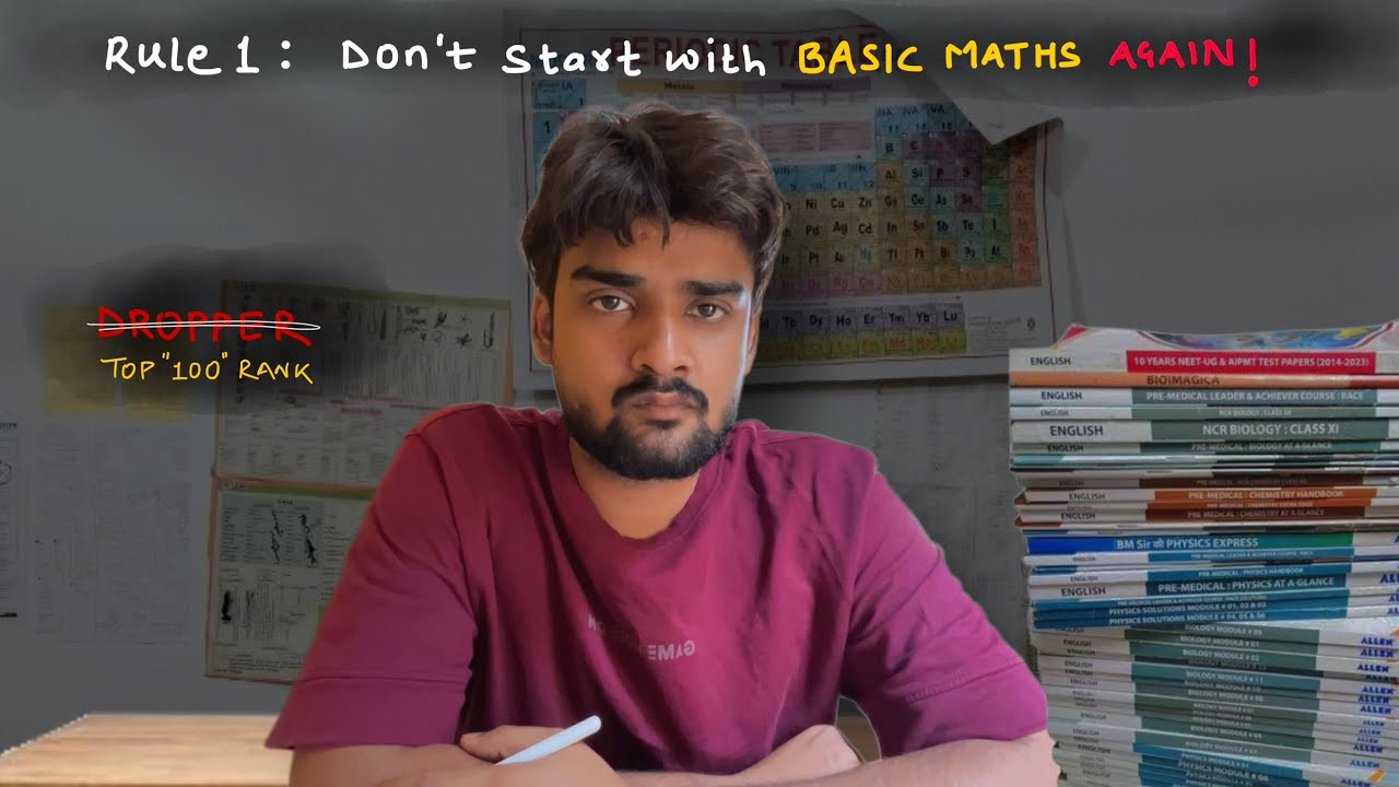 7 Brutal Rules For NEET DROPPERS For Under 100 RANK - NEET 2027