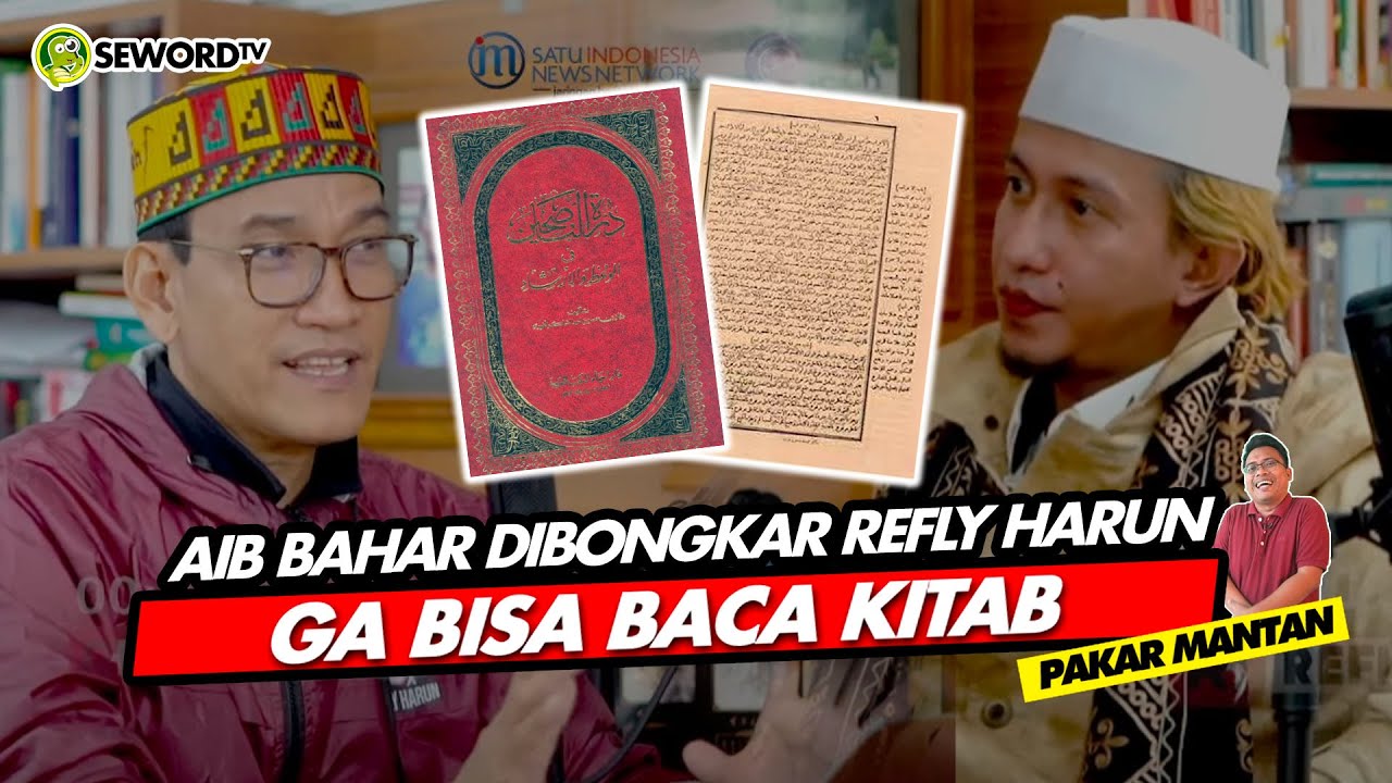 Alifurrahaman: AIB BAHAR DIBONGKAR REFLY HARUN, GA BISA BACA KITAB