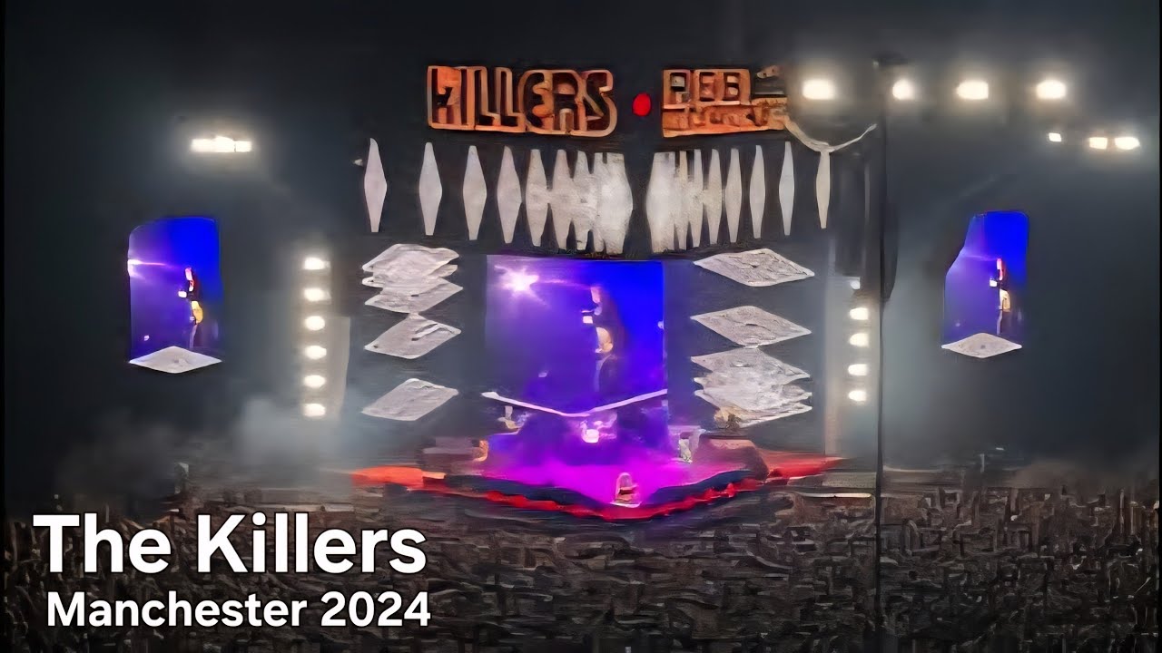 The Killers - Rebel Diamond Tour - Full Show in 4K - Manchester CoOp Live - 21/06/2024
