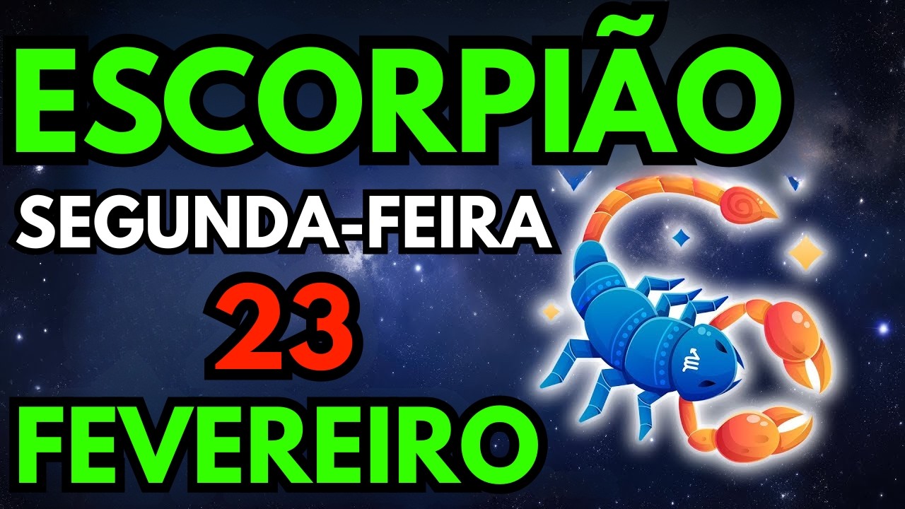 ESCORPIÃO♏ 23–24 FEV: CORREDOR DE 48 HORAS QUE RECONSTRÓI SUA REALIDADE – SATURNO ENCONTRA NETUNO🔥