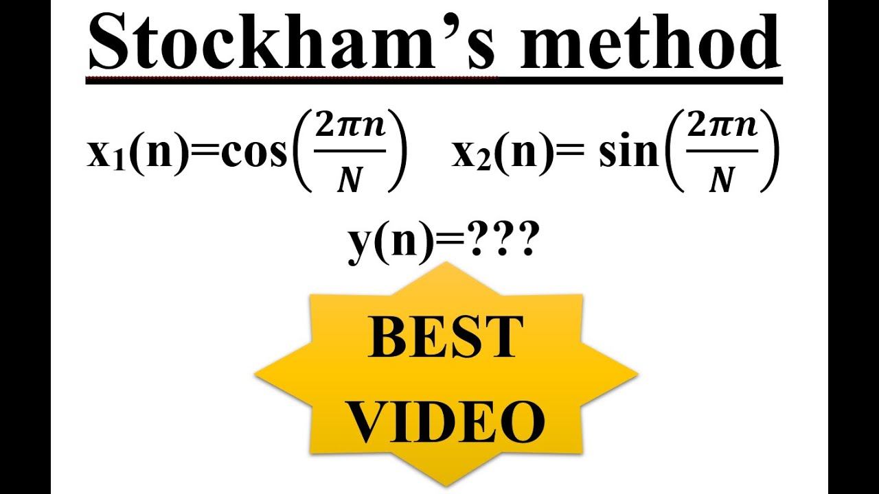 Круговая свертка с использованием метода Стокхэма (Пример 4)