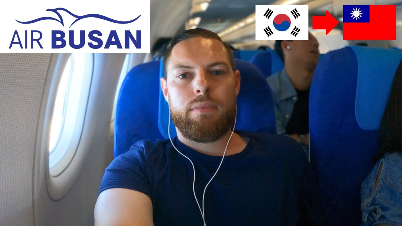 ОБЗОР AIR BUSAN ✈️ Полёты на борту необычной корейской бюджетной авиакомпании | PUS - TPE