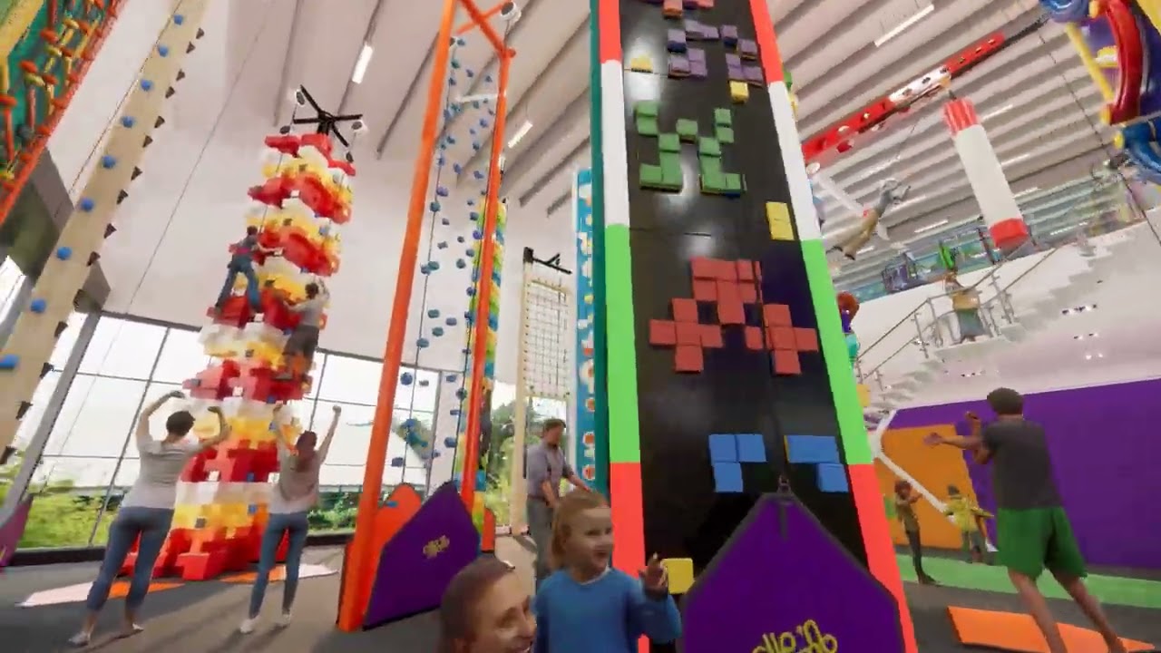 Clip 'n Climb Colchester - Render fly through