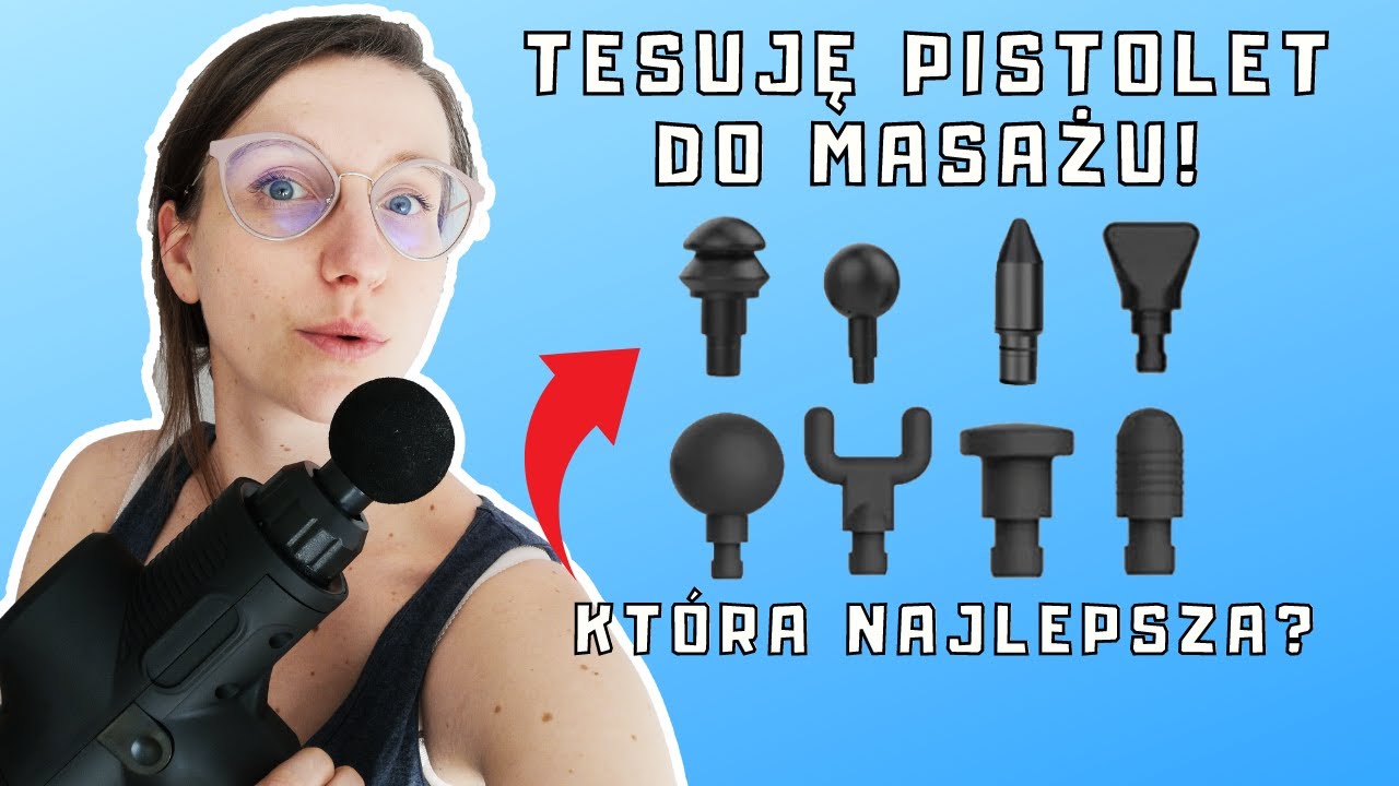 Masażer - PISTOLET do masażu – TEST. Jaki wybrać? Jak używać? Masaż na spięte mięśnie | O, choroba