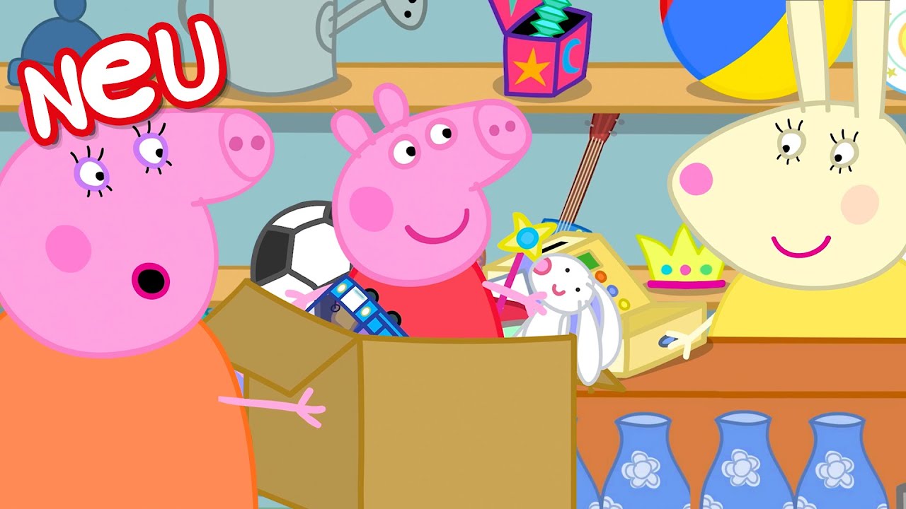 Peppa-Wutz-Geschichten | Der Wohltätigkeitsladen | Videos für Kinder