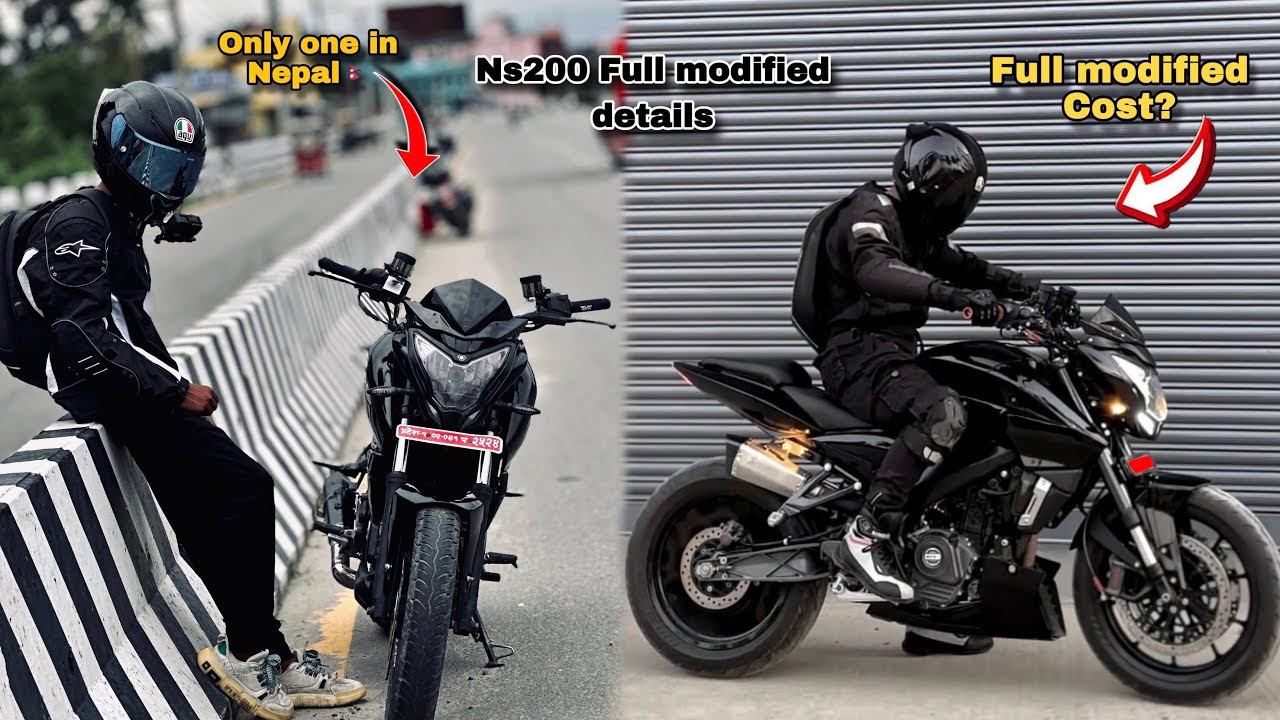 Ns200 full modified cost |full bike review |full bike modified details😍