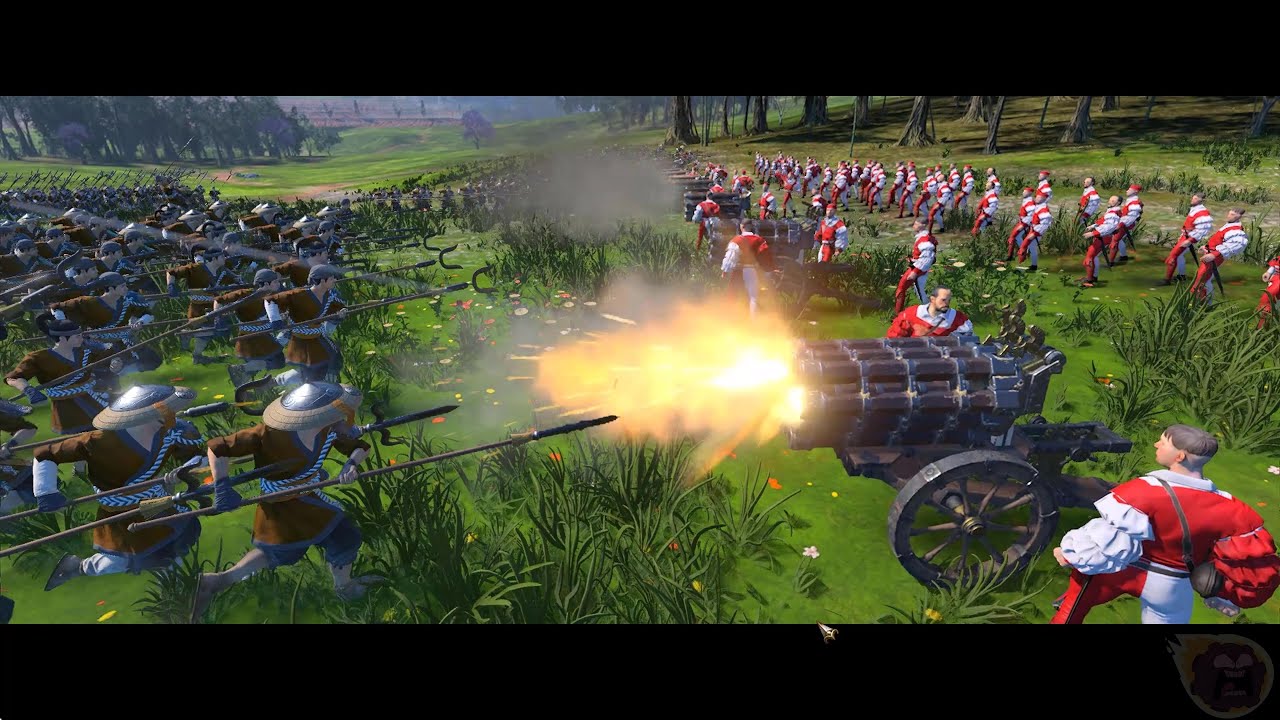 Helblaster Volley Guns VS 1000 Peasant Long Spearmen