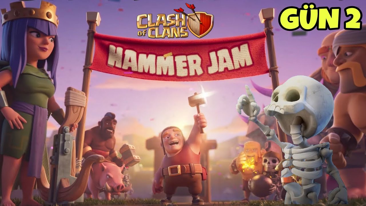 🔴 HAMMER JAM HAZIRLIK GÜN 2 - Clash of Clans