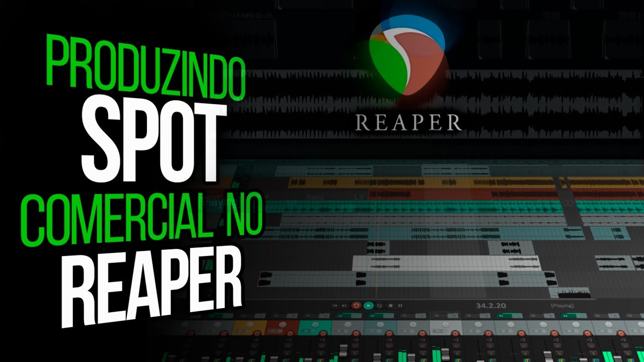🎧 Como Gravar um Spot Comercial Profissional no Reaper — Tutorial Passo a Passo