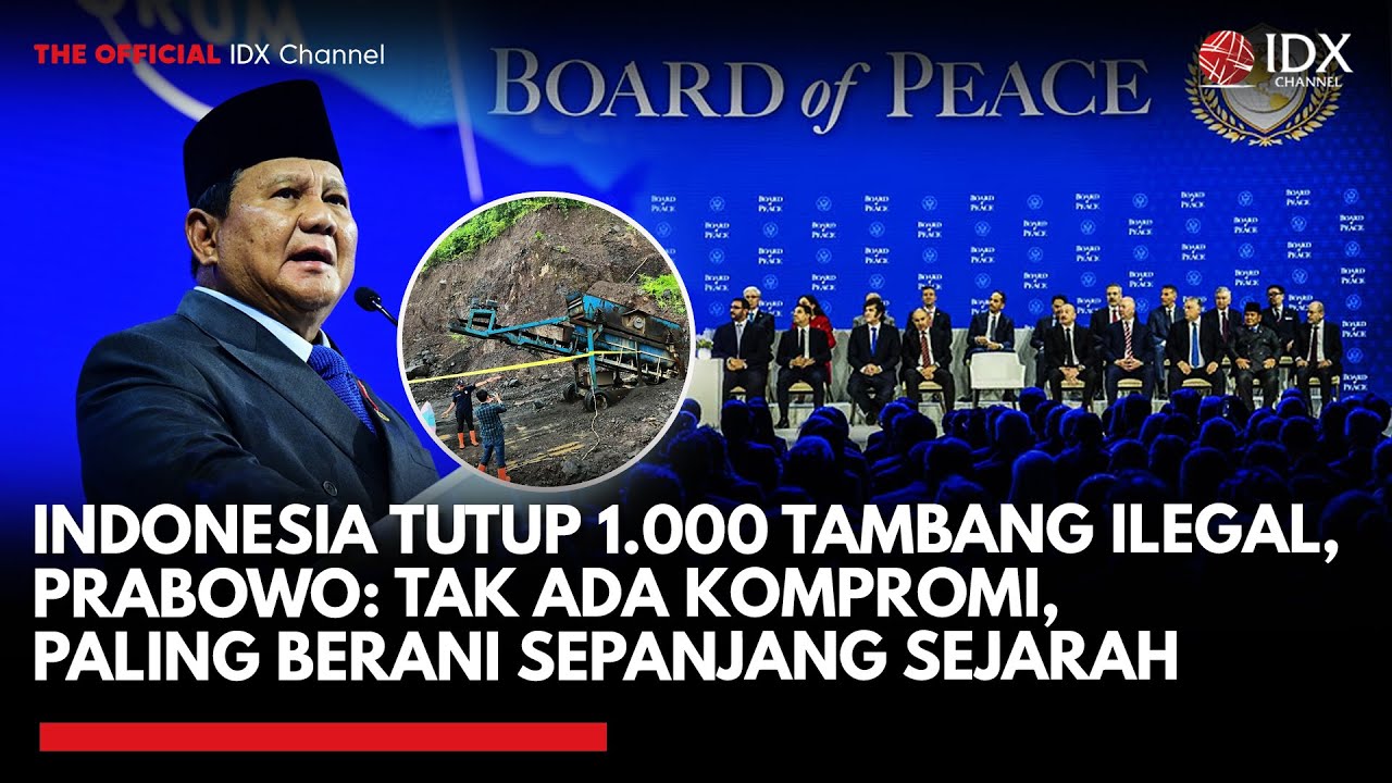 Indonesia Tutup 1.000 Tambang Ilegal, Prabowo: Tak Ada Kompromi, Paling Berani Sepanjang Sejarah